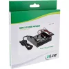 InLine 4-porttinen USB 3.0 -paneelikeskitin 3,5 tuuman levyasemapaikkaan, musta