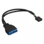 InLine USB 2.0 - USB 3.0 sisäinen USB-header-kaapeli 33449I