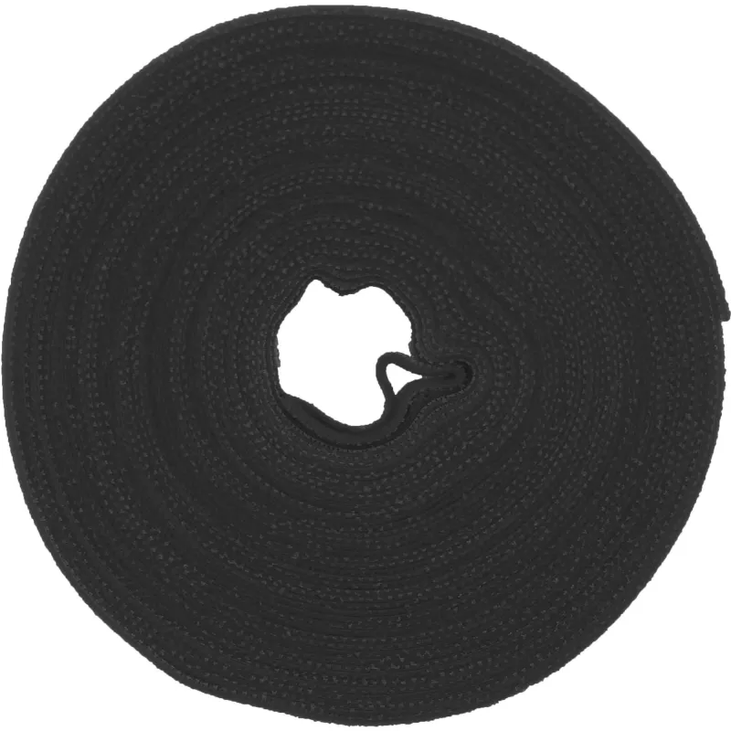 InLine nippuside tarranauhalla 16 mm musta 10 m