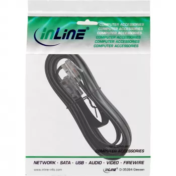 InLine ISDN-kaapeli RJ45 uros-uros 8P8C 20 m musta