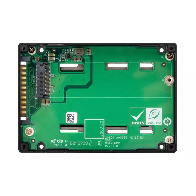 QNAP - QDA-UMP4 - liitäntäsovitin - M.2 - PCIe 4.0 x4 (NVMe) - U.2