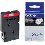 Merkintänauha TC Brother TC202 12 mm punainen valkoisella