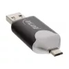 InLine USB3.0-kaksoiskortinlukija, USB-A ja Micro-USB 2.0 SDXC- ja microSDXC-korteille