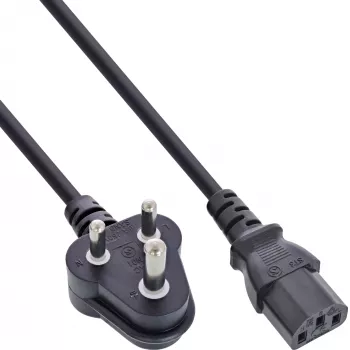 InLine B-16652R virtajohto, Etelä-Afrikan tyyppi D 5A – C13, 1,8 m, 35 kappaleen irtopakkaus
