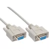 Nullmodem-kaapeli InLine 9-napainen naaras-naaras B-12225, 5 m