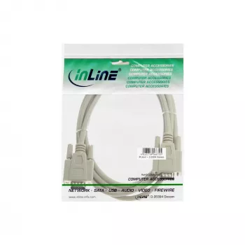 VGA-kaapeli 15 Pin HD pistoke / pistoke beige 10 m InLine 17712E