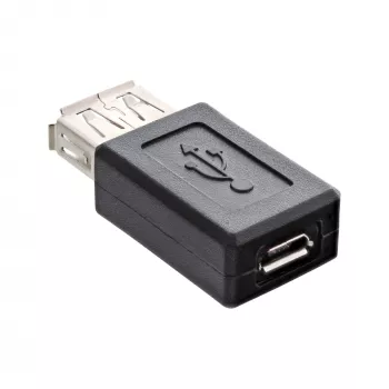 Micro-USB-adapteri InLine 31613 USB A liitin Micro-USB B liitin