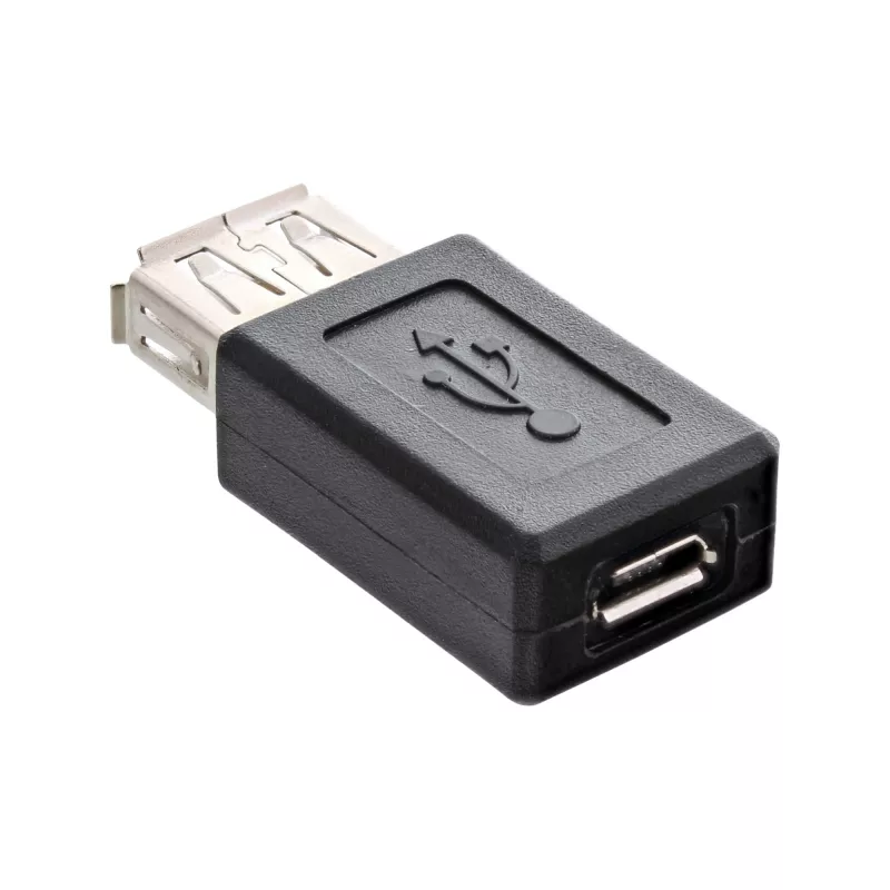 Micro-USB-adapteri InLine 31613 USB A liitin Micro-USB B liitin