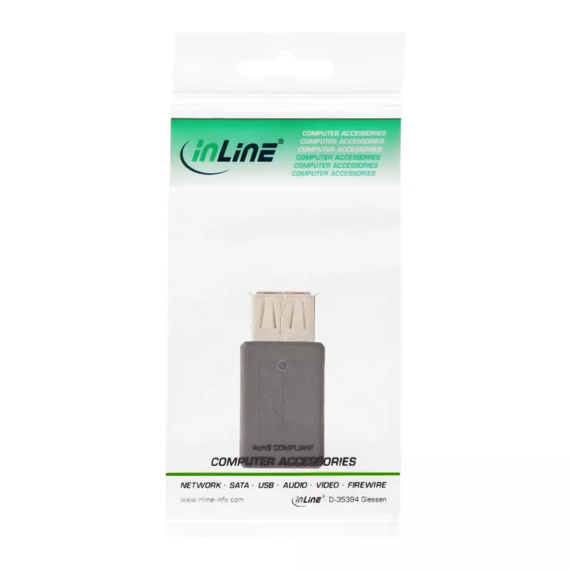 Micro-USB-adapteri InLine 31613 USB A liitin Micro-USB B liitin