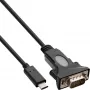 InLine USB-C sarja-adapterikaapeli, USB-C pistoke / DB9 pistoke, 1,8 m