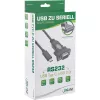 InLine USB-C sarja-adapterikaapeli, USB-C pistoke / DB9 pistoke, 1,8 m