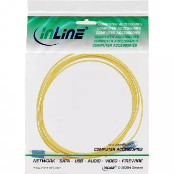 InLine kuitu-duplexkaapeli LC/LC 9/125 µm OS2 2 m