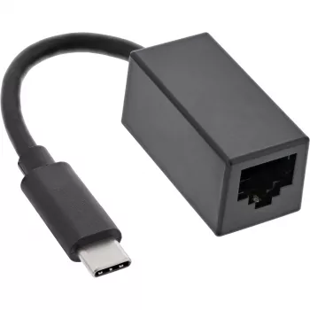 InLine USB 3.2 Gigabit Ethernet -verkkosovitinkaapeli, USB-C