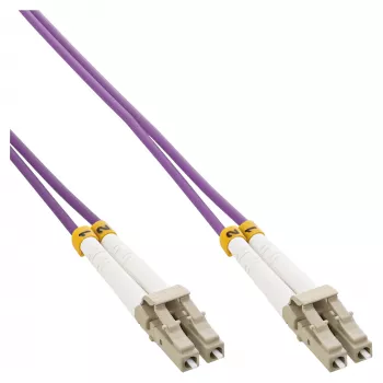 InLine kuituduplexkaapeli LC/LC 50/125µm OM4 1m