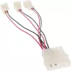 InLine PC-tuuletinadapterikaapeli 12V / 5V enintään 3 tuulettimelle 33005A