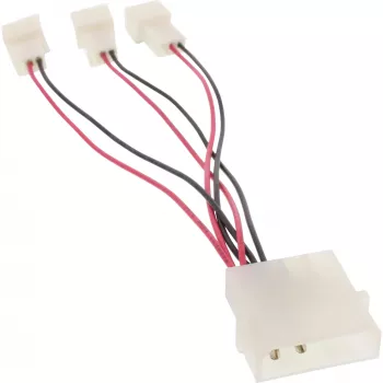 InLine PC-tuuletinadapterikaapeli 12V / 5V enintään 3 tuulettimelle 33005A