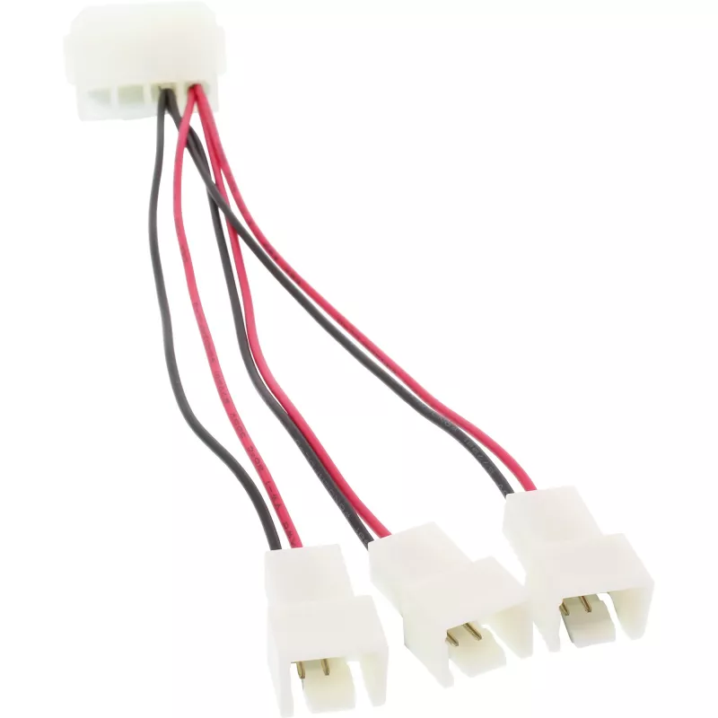 InLine PC-tuuletinadapterikaapeli 12V / 5V enintään 3 tuulettimelle 33005A