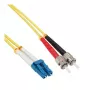 InLine kuituduplexkaapeli LC/ST 9/125µm OS2 10m