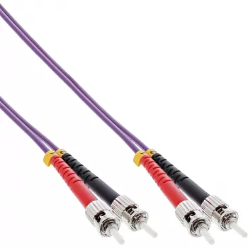 InLine kuituduplexkaapeli ST/ST 50/125µm OM4 5m
