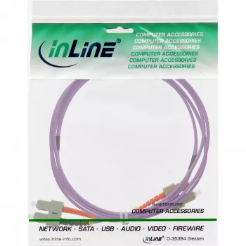InLine kuituduplexkaapeli SC/SC 50/125µm OM4 5m