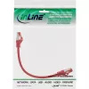 InLine verkkokaapeli S/FTP PiMF Cat.6 250MHz PVC kupari punainen 0,25m