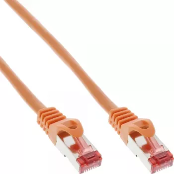 InLine verkkokaapeli S/FTP PiMF Cat.6 250MHz PVC kupari oranssi 0,3m