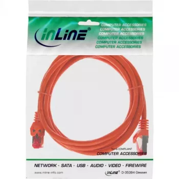 InLine verkkokaapeli S/FTP PiMF Cat.6 250MHz PVC kupari oranssi 0,3m
