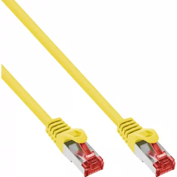 InLine verkkokaapeli S/FTP PiMF Cat.6 250MHz PVC kupari keltainen 3m