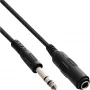 Klinkkijatko 6,3 mm stereo uros/naaras 5 m InLine 99935A