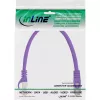 InLine verkkokaapeli SF/UTP Cat.5e violetti 0,3 m