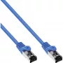 InLine verkkokaapeli S/FTP PiMF Cat.8.1 halogeeniton 2000MHz sininen, 10 m