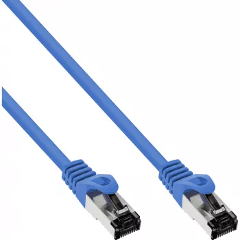InLine verkkokaapeli S/FTP PiMF Cat.8.1 halogeeniton 2000 MHz sininen, 7,5 m