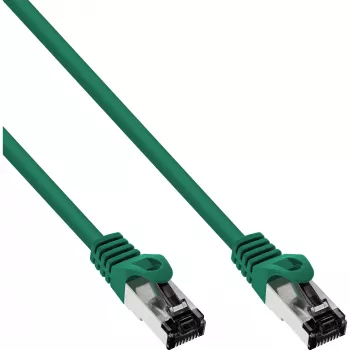 InLine verkkokaapeli, S/FTP (PiMf), Cat.8.1, 2000 MHz, halogeeniton, vihreä, 5 m