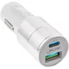 InLine USB-autolaturi verkkovirtasovitin Quick Charge 3.0, valkoinen