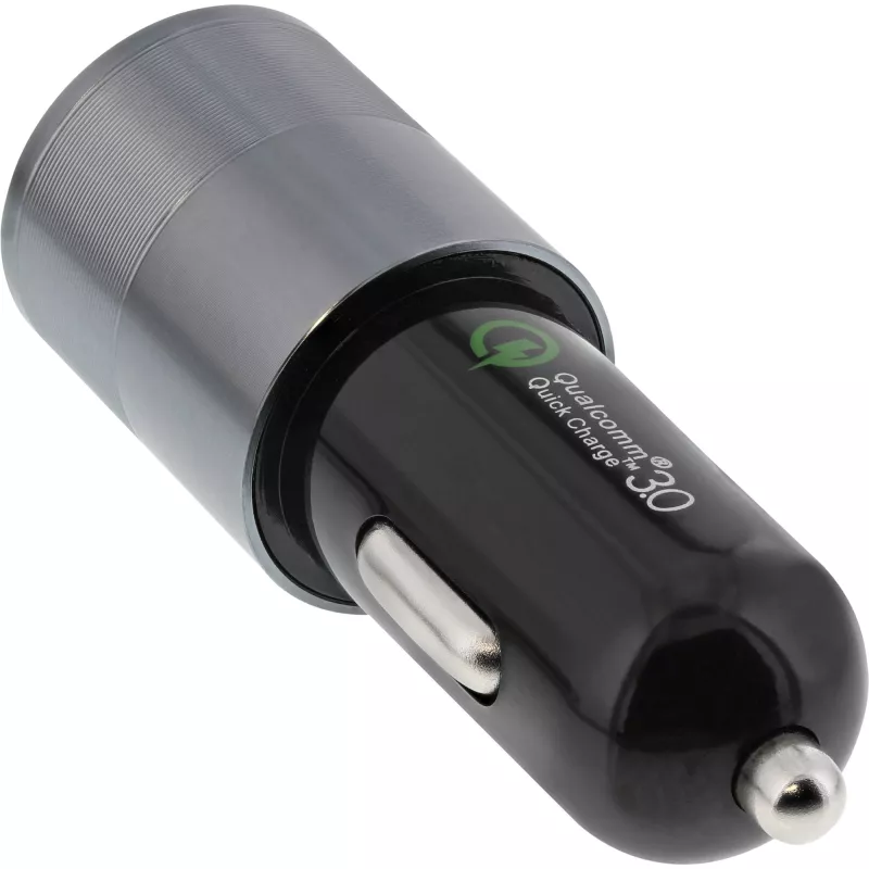 InLine USB-autolaturi virtalähde Quick Charge 3.0, musta