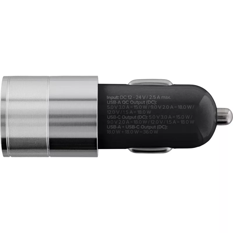 InLine USB-autolaturi virtalähde Quick Charge 3.0, musta