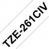 Brother TZE261CIV merkintänauha musta valkoisella