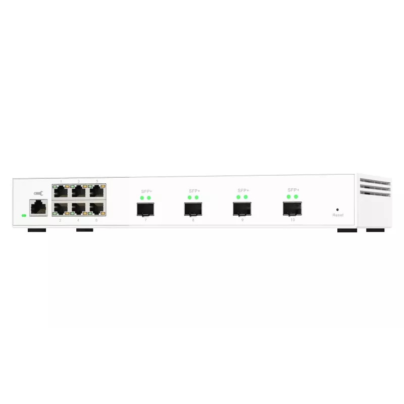 QNAP QSW-M2106-4S verkkokytkin hallittava L2 2,5G Ethernet (100/1000/2500) valkoinen