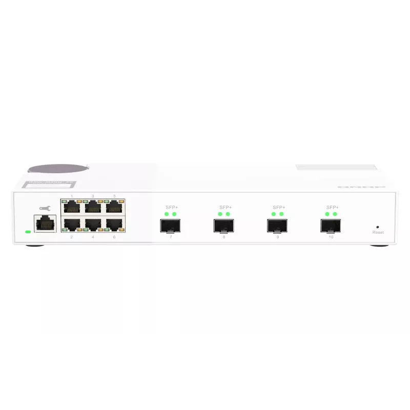 QNAP QSW-M2106-4S verkkokytkin hallittava L2 2,5G Ethernet (100/1000/2500) valkoinen