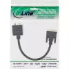 DVI-I-adapterikaapeli InLine 17301 DVI-I-uros / DVI-I-liitin + S-VGA-liitin