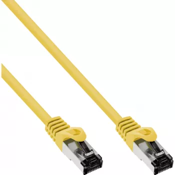 InLine verkkokaapeli, S/FTP (PiMf), Cat.8.1, 2000MHz, halogeeniton, keltainen, 3m