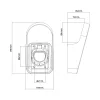 InLine yleismallinen EV-latauskaapelin pidike musta 117x95x213 mm
