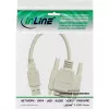 USB-sovitinkaapeli USB Type A uros DB15 naaras InLine 33101