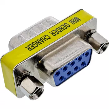 InLine mini-sovitin 9 Pin sarjaportti uros/naaras