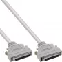 InLine SCSI II -kaapeli 50 pin Mini D-Sub uros/uros 1 m beige