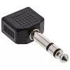 InLine audioadapteri 6,3 mm stereoplugi uros / 2x 3,5 mm stereoplugi naaras
