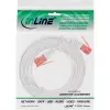 InLine litteä ultraslim-patchkaapeli U/UTP Cat.6 gigabitinopeus valkoinen 3 m