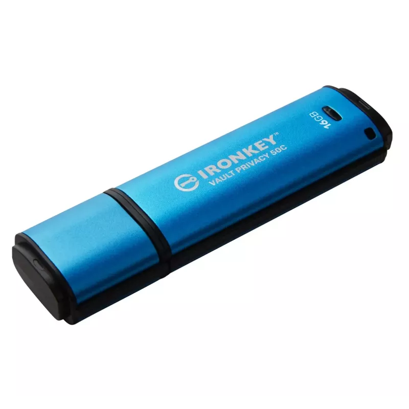 Kingston Technology IronKey 16GB USB-C Vault Privacy 50C AES-256 salattu, FIPS 197