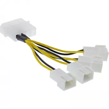 Virtasovitinkaapeli Molex InLine 33341A 0,05 m 4x tuuletinliitin