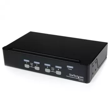 StarTech.com 4-porttinen ammattimainen VGA USB KVM-kytkin hubilla